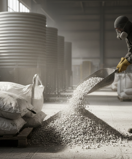 Medium purity castables